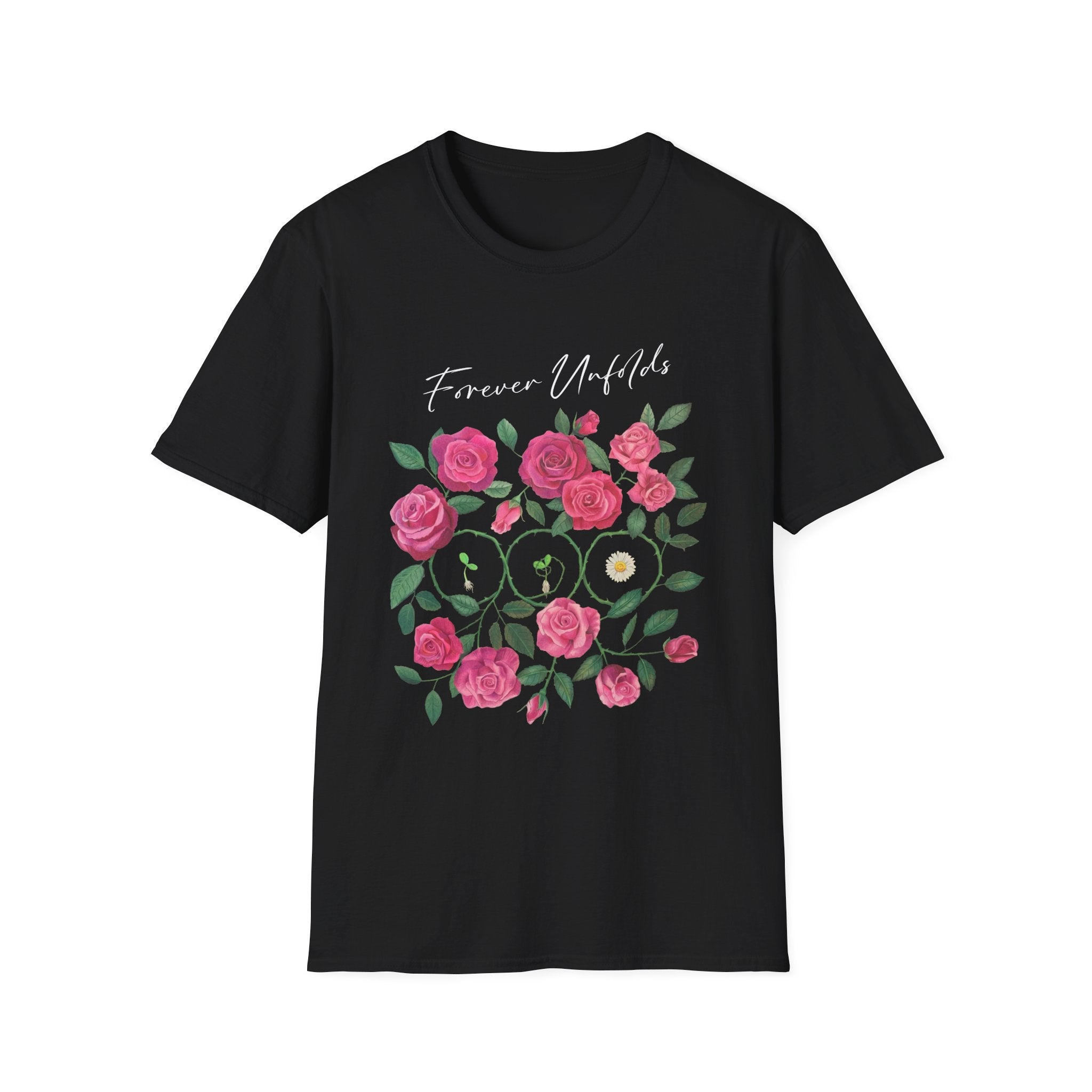 Growing Pains Tee - BLACK